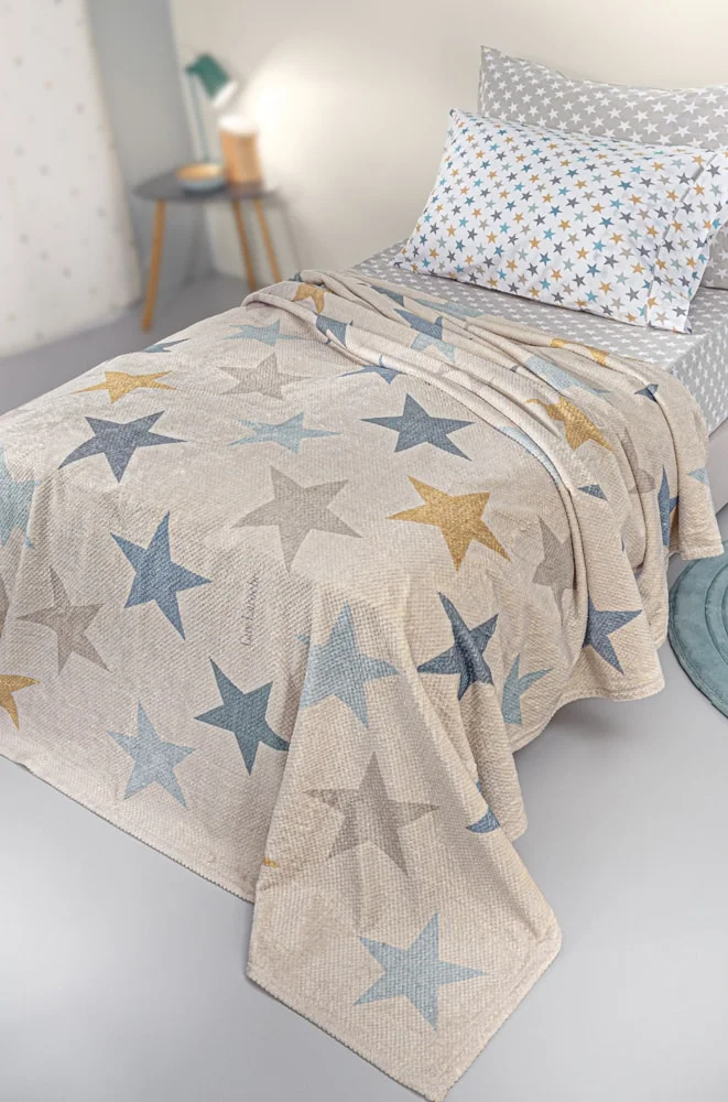 Φωτογραφία προϊόντος: Guy Laroche FLEECE ΚΟΥΒΕΡΤΑ ΜΟΝΗ ULTRA SOFT COSMOS NATURAL 160X220