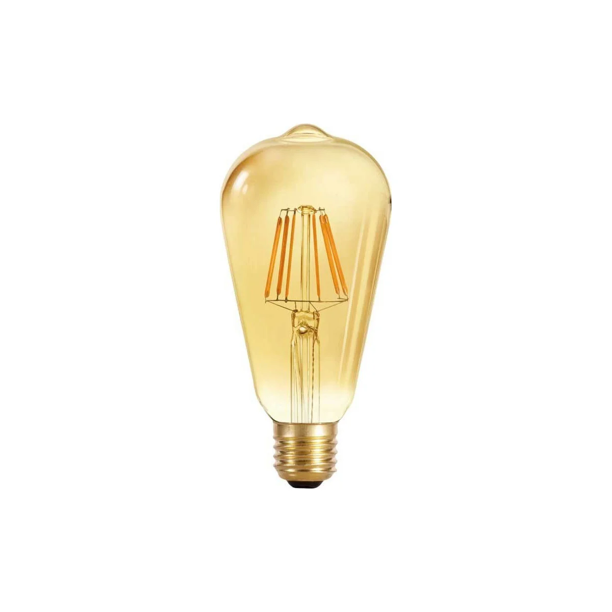 Φωτογραφία προϊόντος: Λάμπα LED Dimmable Νήματος ST64 Gold E27 8W 630lm 2200K 44-05041