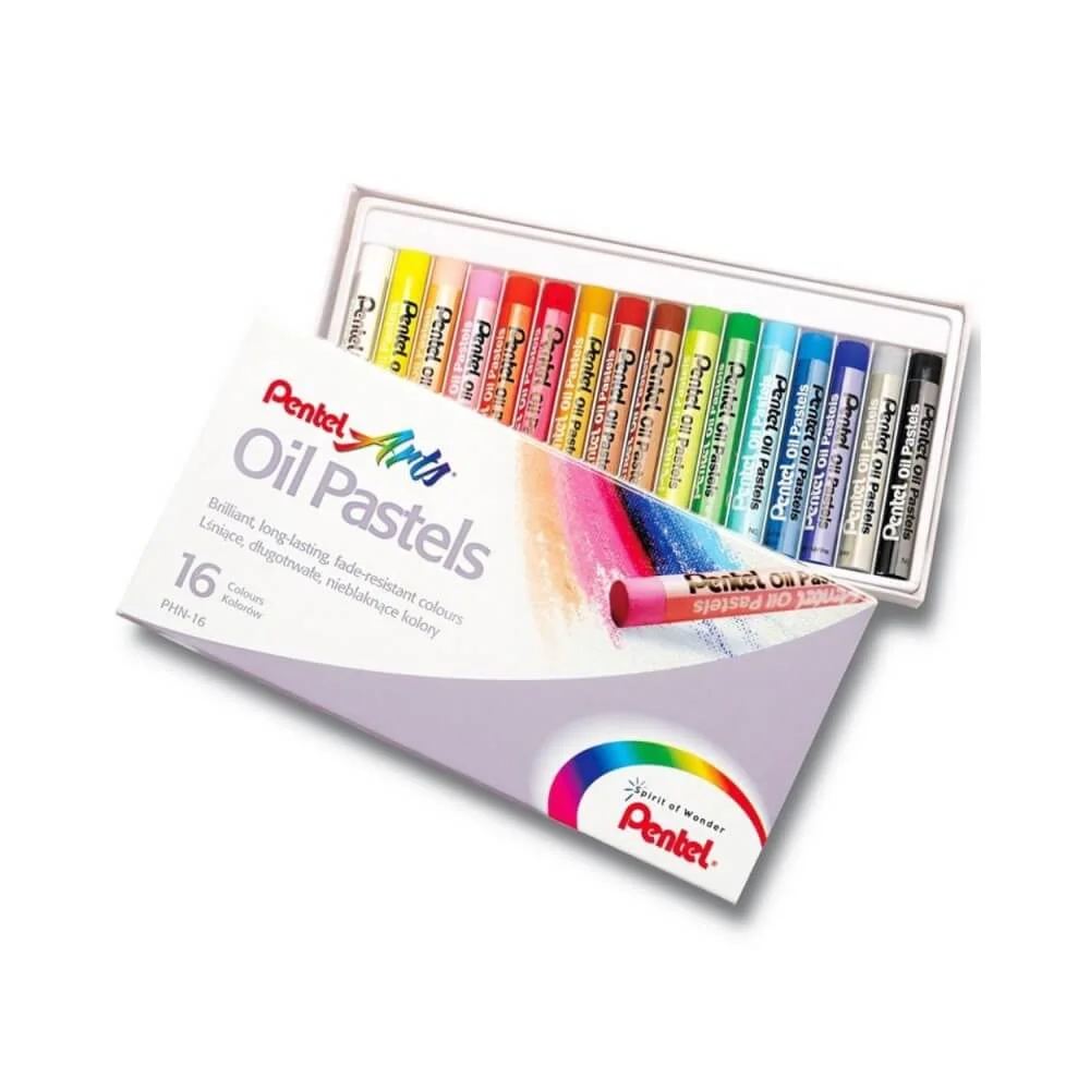 Φωτογραφία προϊόντος: Pentel Λαδοπαστέλ Arts Oil Pastels 16 Χρωμάτων PHN16