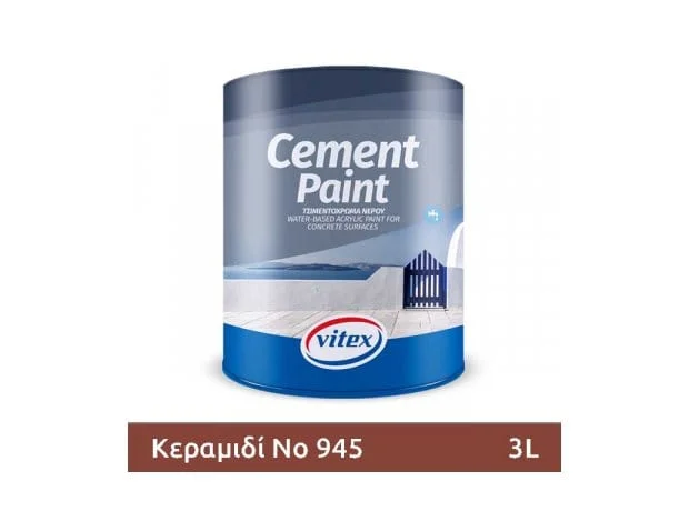 Φωτογραφία προϊόντος: OEM VITEX CEMENT PAINT ΤΣΙΜΕΝ/ΧΡΩΜΑ ΝΕΡΟΥ 945 ΚΡΕΑΜΙΔΙ 3LT