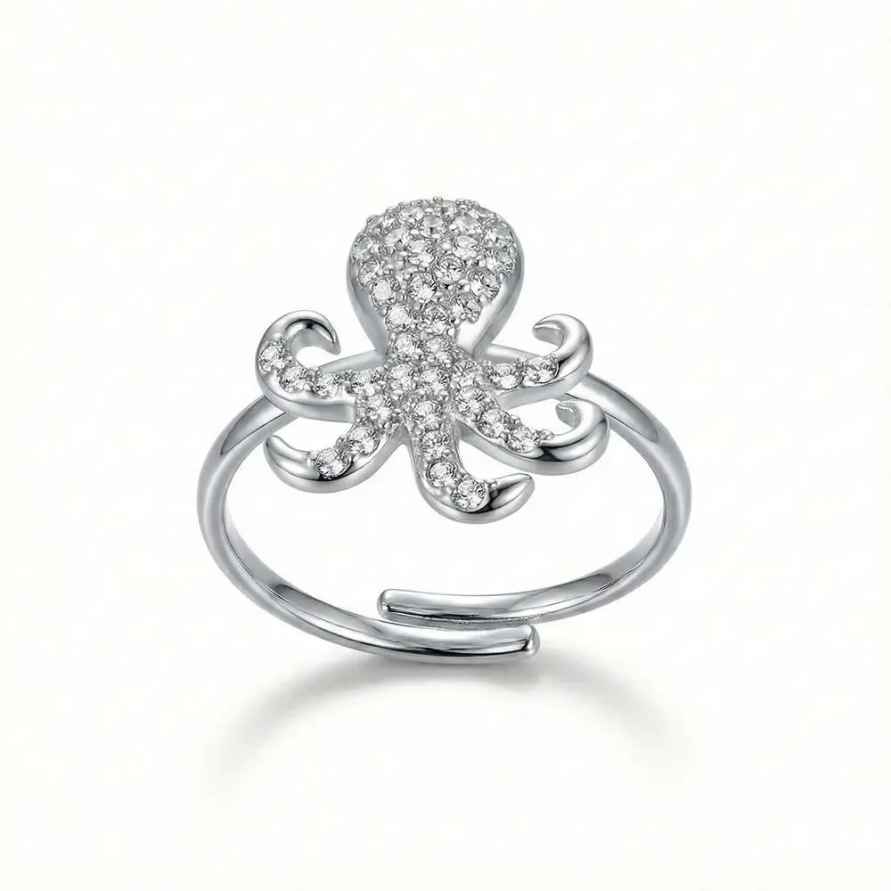 Φωτογραφία προϊόντος: OEM Octopus silver ring γυναικείο δαχτυλίδι