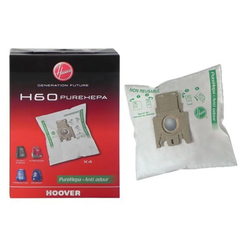 Φωτογραφία προϊόντος: Σακούλες σκούπας Hoover H60 Purehepa Anti-odour (Sensory-Freemotion-Silent Energy-Purewater-Telios Plus)