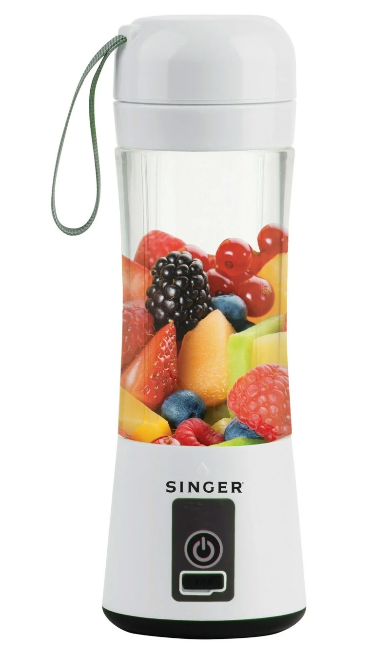 Φωτογραφία προϊόντος: Singer PB 138WH (Επαναφορτιζόμενο Φορητό Μπλέντερ 100W)