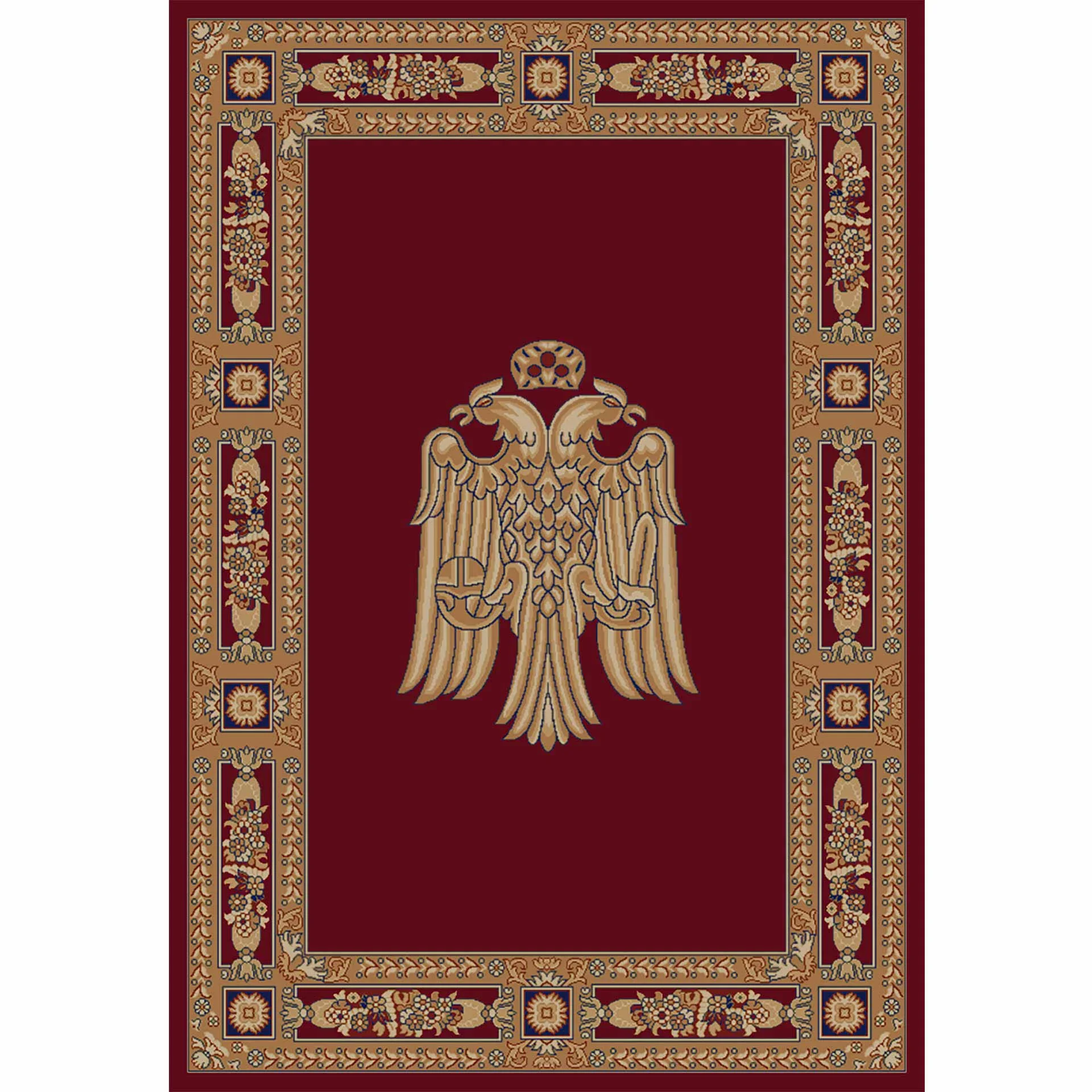 Φωτογραφία προϊόντος: ΧΑΛΙ 200X200CM ΡΟΤΟΝΤΑ ORTHODOXIA – 7000RED – ATLANTIS