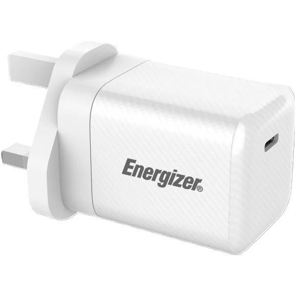 Φωτογραφία προϊόντος: Φορτιστής Ταξιδίου Energizer Fast Charge με USB-C 45W Λευκός με UK Plug