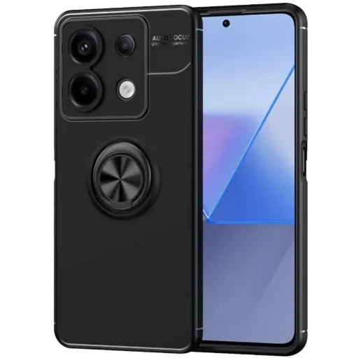 Φωτογραφία προϊόντος: Θήκη Ancus AutoFocus Shock Proof με Ring Holder για Xiaomi Redmi Note 13 5G TPU Μαύρη
