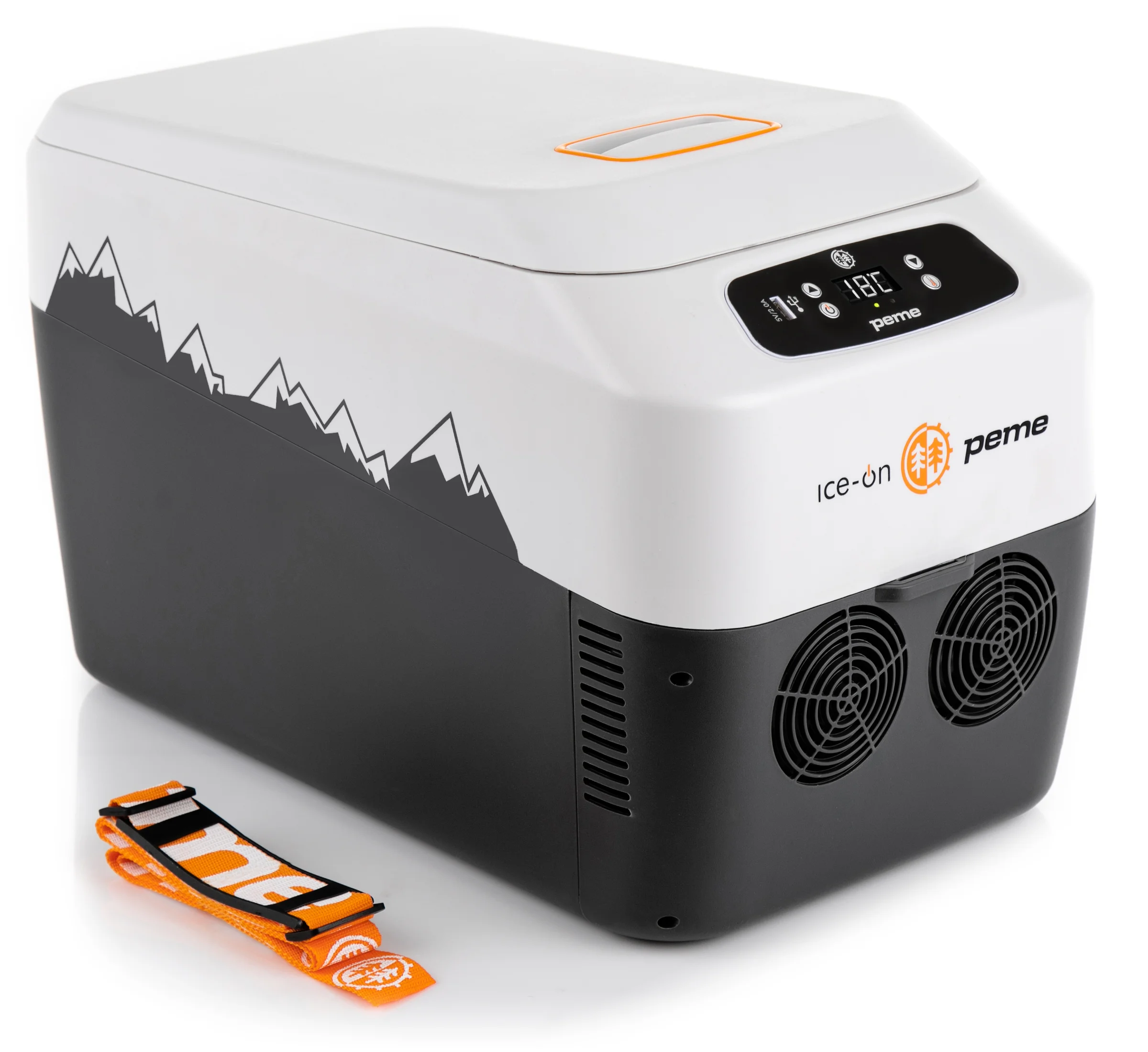 Φωτογραφία προϊόντος: Φορητό ψυγείο Peme Go 30 Adventure Orange + ιμάντας ώμου