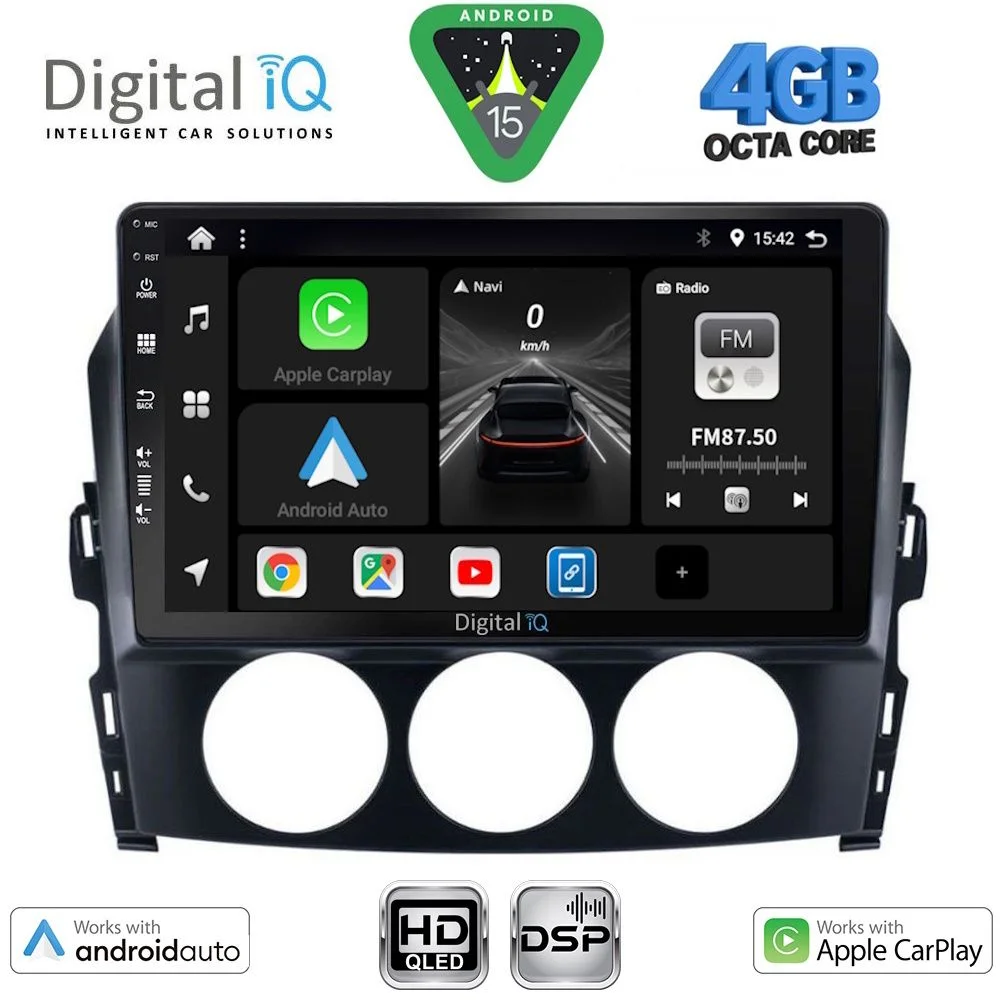 Φωτογραφία προϊόντος: DIGITAL IQ BXF 16392_CPAA (9inc) MULTIMEDIA TABLET for MAZDA MX5 mod. 2005-2015