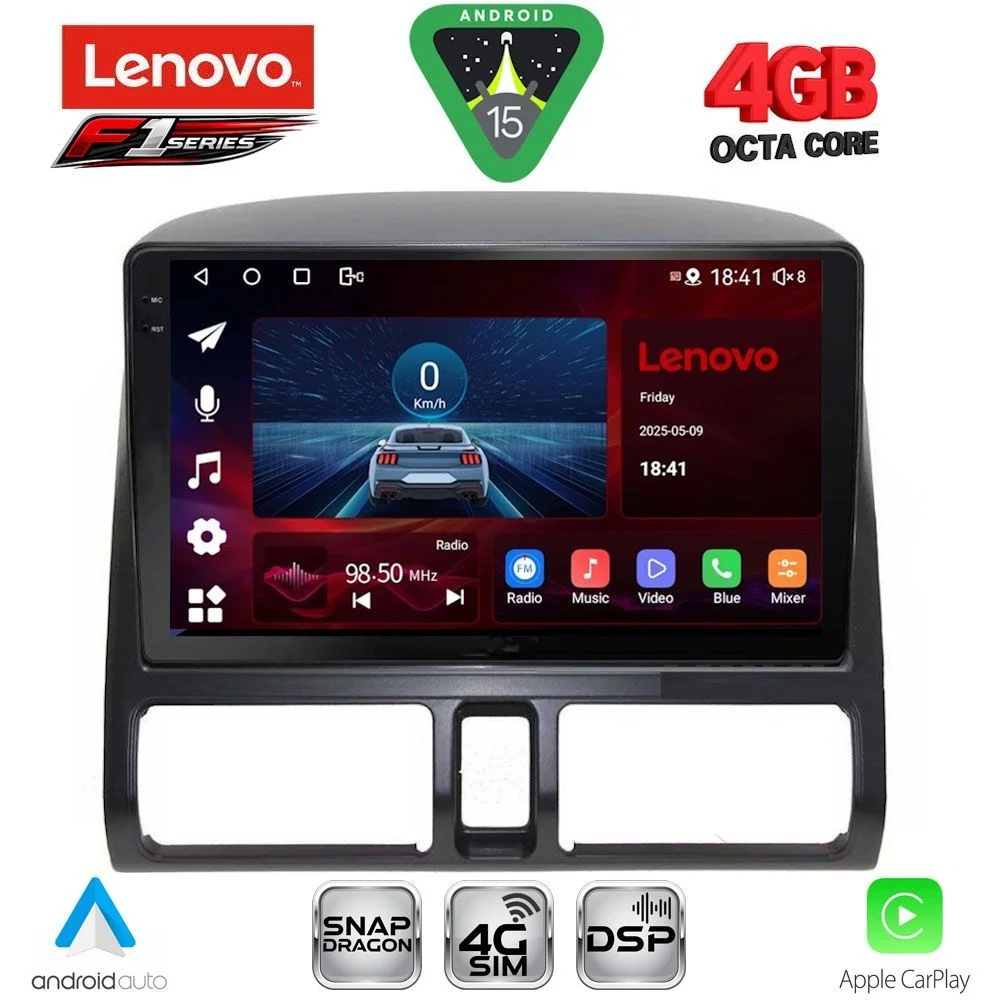 Φωτογραφία προϊόντος: LENOVO SSQ 9196_CPA CLIMA (9inc) MULTIMEDIA TABLET for HONDA CRV mod. 1996-2006
