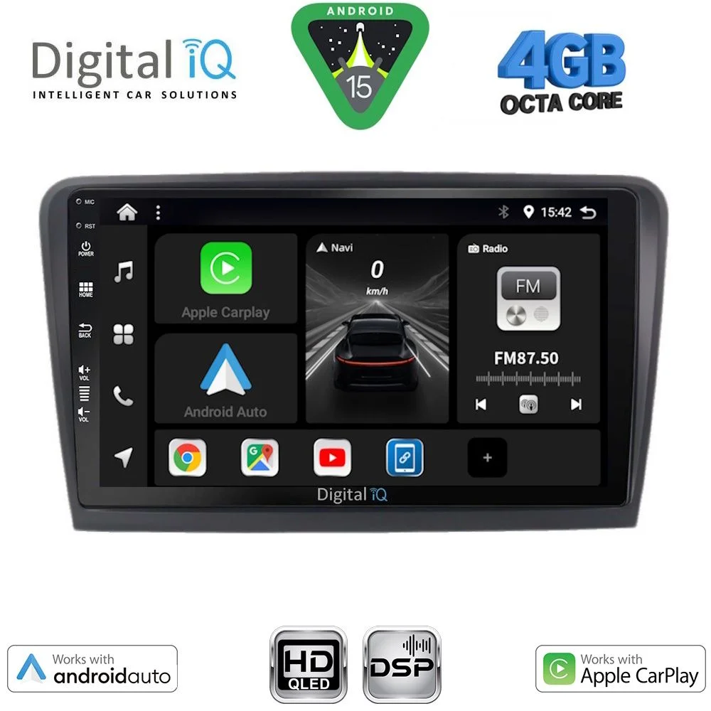 Φωτογραφία προϊόντος: DIGITAL IQ BXF 16601_CPAA (9inc) MULTIMEDIA TABLET for SKODA RAPID mod. 2012-2023