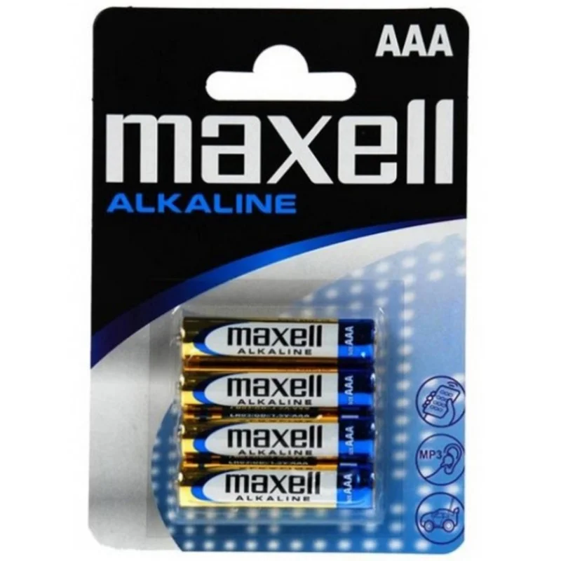 Φωτογραφία προϊόντος: Μπαταρία Αλκαλική Maxell LR03 size AAA 1.5 V Τεμ. 4