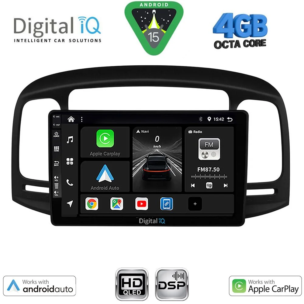 Φωτογραφία προϊόντος: DIGITAL IQ BXF 16249BL_CPAA (9inc) MULTIMEDIA TABLET for HYUNDAI ACCENT mod. 2005-2012