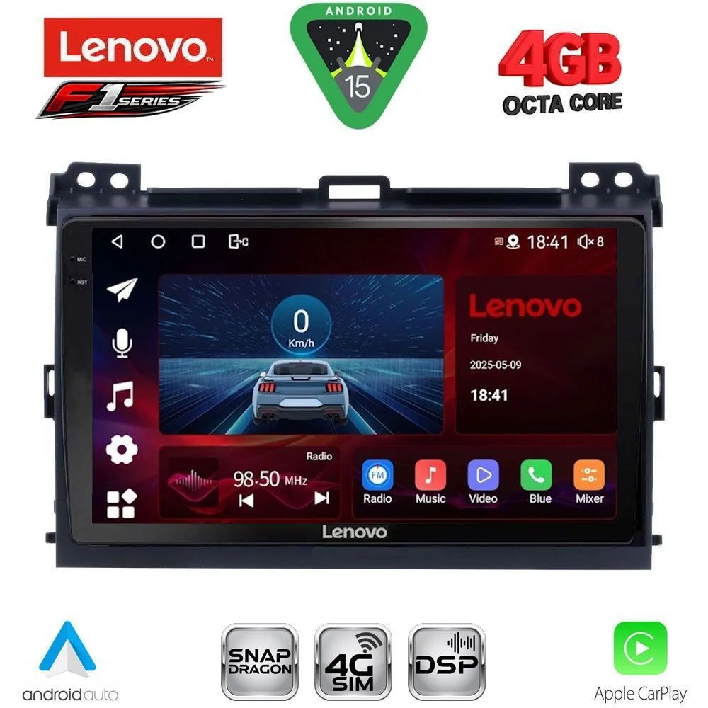 Φωτογραφία προϊόντος: LENOVO SSQ 9723_CPA (9inc) MULTIMEDIA TABLET for TOYOTA LANDCRUISER mod. 2002-2008