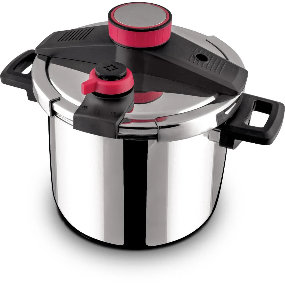 Φωτογραφία προϊόντος: Χύτρα Ταχύτητας STEAM 6lt Lamart LT1256 Ασημί/Κόκκινο