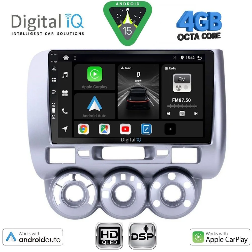 Φωτογραφία προϊόντος: DIGITAL IQ BXF 16210_CPAA A/C (9inc) MULTIMEDIA TABLET for HONDA JAZZ mod. 2002-2008