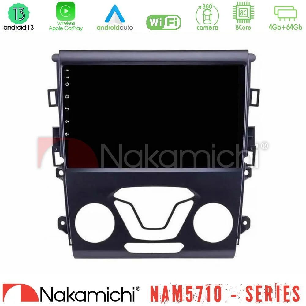 Φωτογραφία προϊόντος: Nakamichi NAM5710 Series 8Core Android13 4+64GB Ford Mondeo 2014-2017 Navigation Multimedia Tablet 9