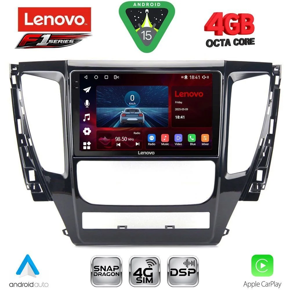 Φωτογραφία προϊόντος: LENOVO SSQ 9447A_CPA (9inc) MULTIMEDIA TABLET for MITSUBISHI PAJERO mod. 2013-2020