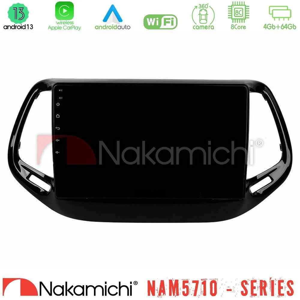 Φωτογραφία προϊόντος: Nakamichi NAM5710 Series 8Core Android13 4+64GB Jeep Compass 2017> Navigation Multimedia Tablet 10