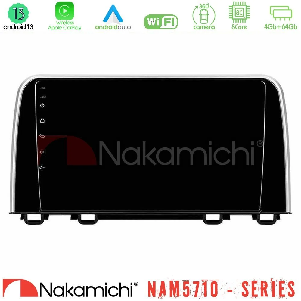 Φωτογραφία προϊόντος: Nakamichi NAM5710 Series 8Core Android13 4+64GB Honda CR-V 2019-> Navigation Multimedia Tablet 10