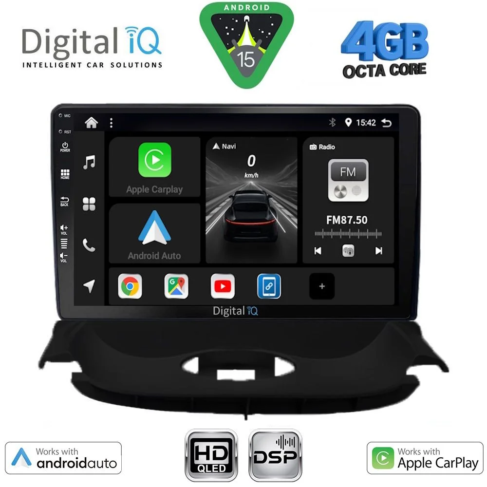 Φωτογραφία προϊόντος: DIGITAL IQ BXF 16505_CPAA (9inc) MULTIMEDIA TABLET for PEUGEOT 206 mod. 1998-2006