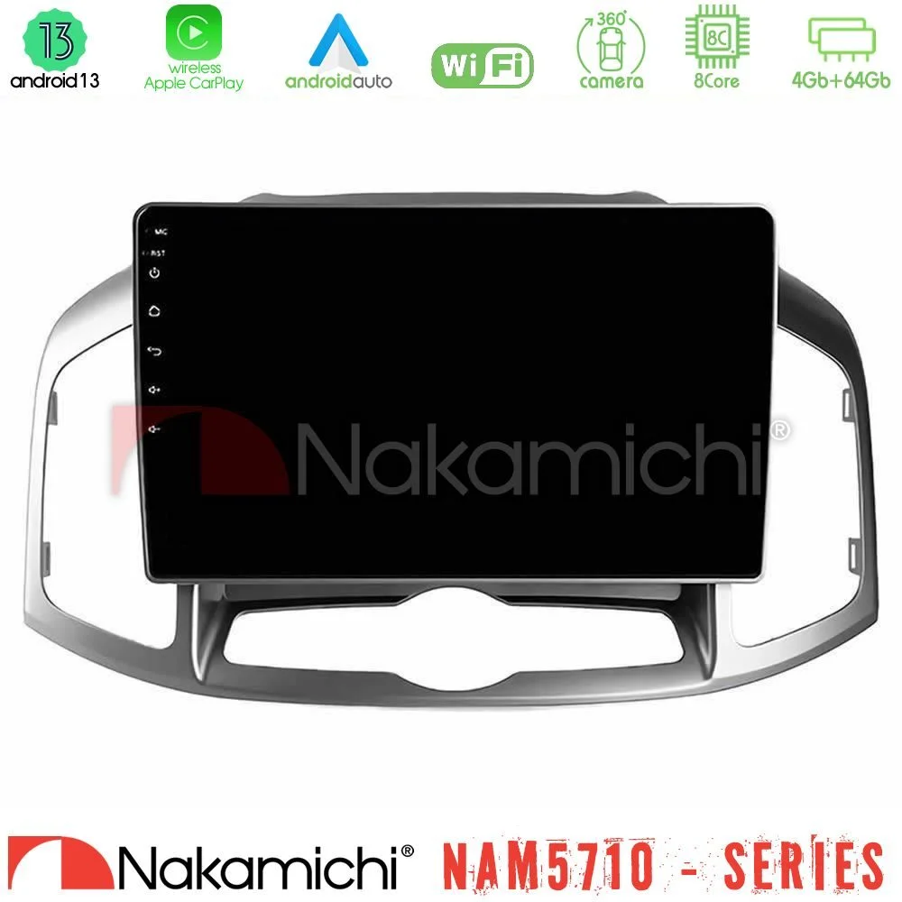 Φωτογραφία προϊόντος: Nakamichi NAM5710 Series 8Core Android13 4+64GB Chevrolet Captiva 2012-2016 Navigation Multimedia Tablet 9