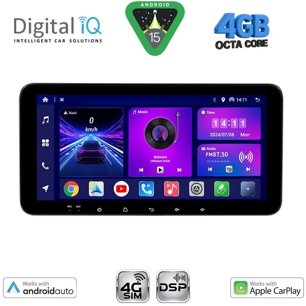 Φωτογραφία προϊόντος: DIGITAL IQ BXF 6911_CPAA (10.33" SLIM) MULTIMEDIA TABLET with 4G SIM