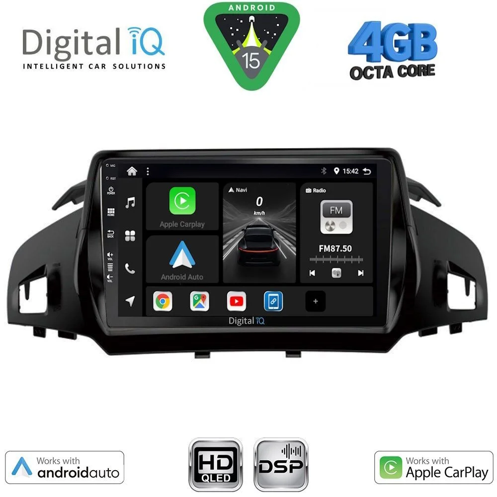 Φωτογραφία προϊόντος: DIGITAL IQ BXF 16160_CPAA (9inc) MULTIMEDIA TABLET for FORD KUGA mod. 2013-2019 – CMAX mod. 2011-2019