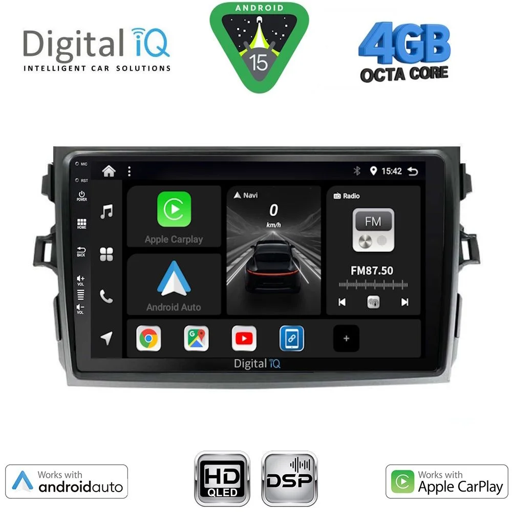 Φωτογραφία προϊόντος: DIGITAL IQ BXF 16713_CPAA (9inc) MULTIMEDIA TABLET for TOYOTA COROLLA 4D mod. 2006-2012