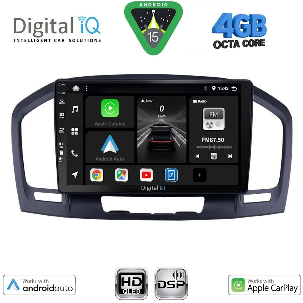 Φωτογραφία προϊόντος: DIGITAL IQ BXF 16491BL_CPAA (9inc) MULTIMEDIA TABLET for OPEL INSIGNIA mod. 2008-2013 (BLACK)