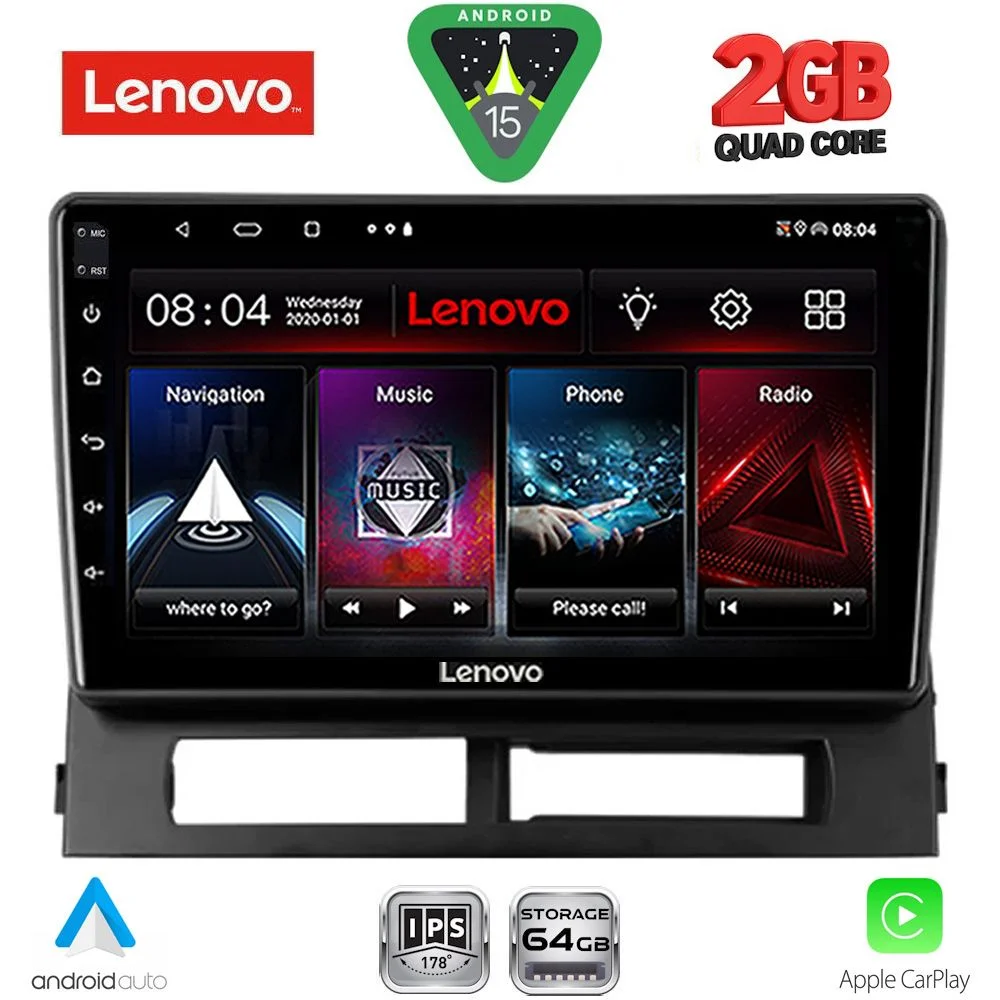 Φωτογραφία προϊόντος: LENOVO LVD 2728DASH_CPA (9inc) MULTIMEDIA TABLET for TOYOTA PRIUS mod. 2003-2009 (Supports Original Clima-HYBRID)
