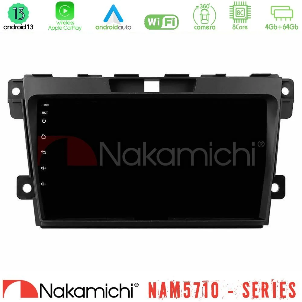 Φωτογραφία προϊόντος: Nakamichi NAM5710 Series 8Core Android13 4+64GB Mazda CX-7 2007-2011 Navigation Multimedia Tablet 9