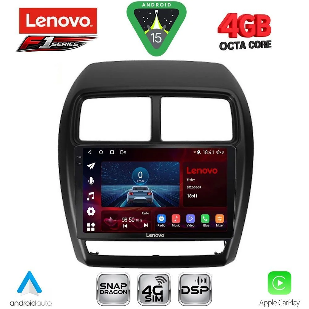 Φωτογραφία προϊόντος: LENOVO SSQ 9431_CPA (9inc) MULTIMEDIA TABLET for MITSUBISHI ASX mod. 2020-2023