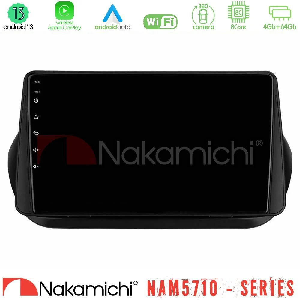 Φωτογραφία προϊόντος: Nakamichi NAM5710 Series 8Core Android13 4+64GB Fiat Fiorino/Citroen Nemo/Peugeot Bipper Navigation Multimedia Tablet 10