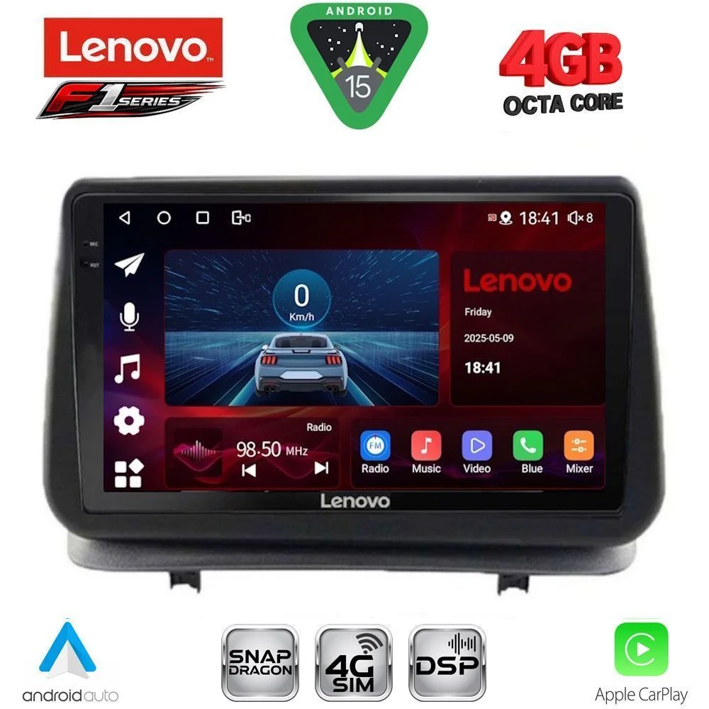 Φωτογραφία προϊόντος: LENOVO SSQ 9543_CPA (9inc) MULTIMEDIA TABLET for RENAULT CLIO mod. 2005-2011