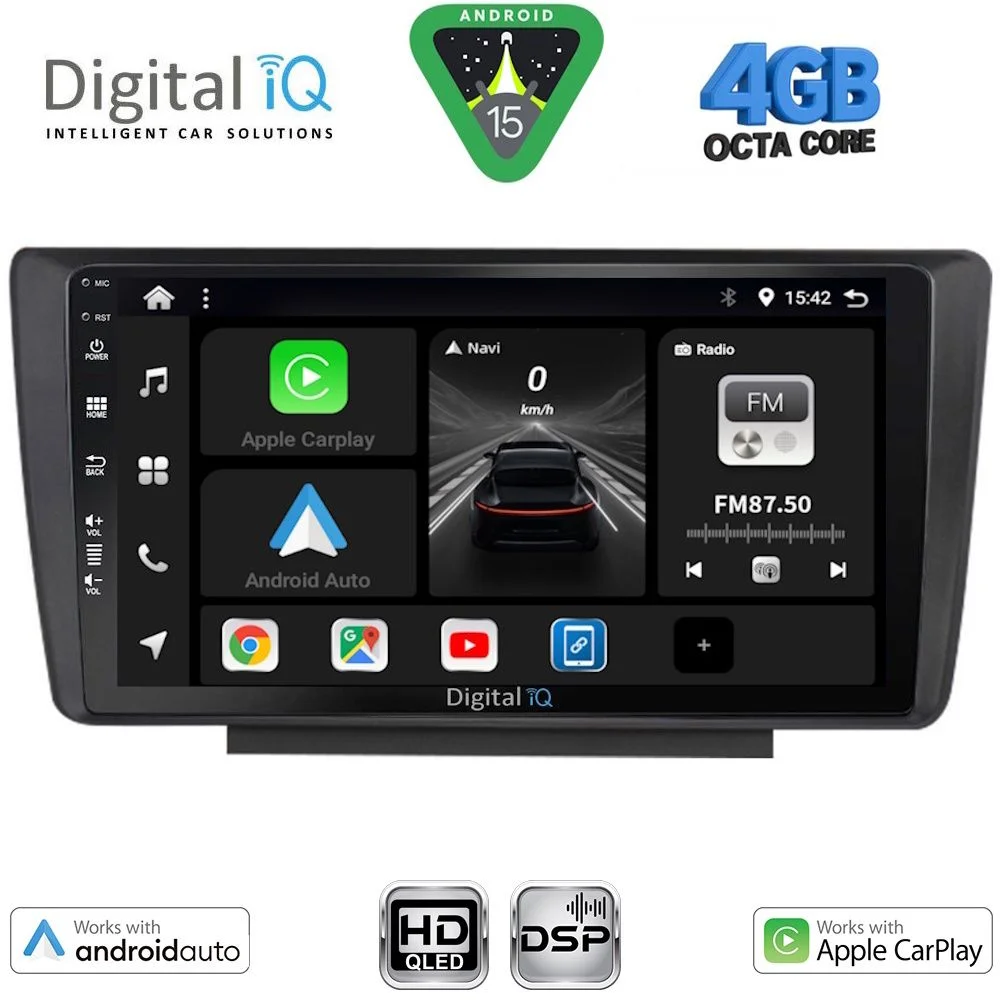 Φωτογραφία προϊόντος: DIGITAL IQ BXF 16594_CPAA (9inc) MULTIMEDIA TABLET for SKODA OCTAVIA 5 mod. 2005-2012