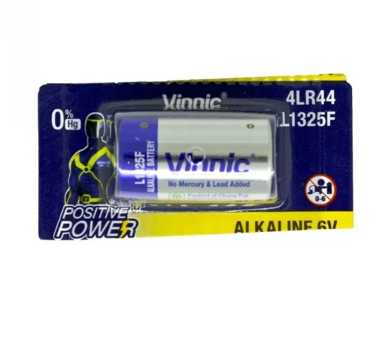 Φωτογραφία προϊόντος: Energizer Μπαταρία Αλκαλική Vinnic L1325F 4LR44/A544 6V Τεμ. 1