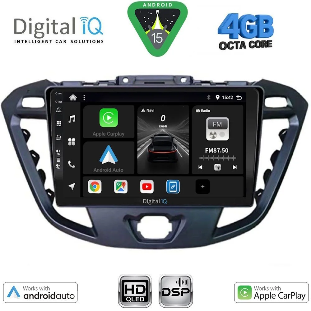 Φωτογραφία προϊόντος: DIGITAL IQ BXF 16177_CPAA (9inc) MULTIMEDIA TABLET for FORD TRANSIT CUSTOM | TOURNEO CUSTOM mod. 2013-2019