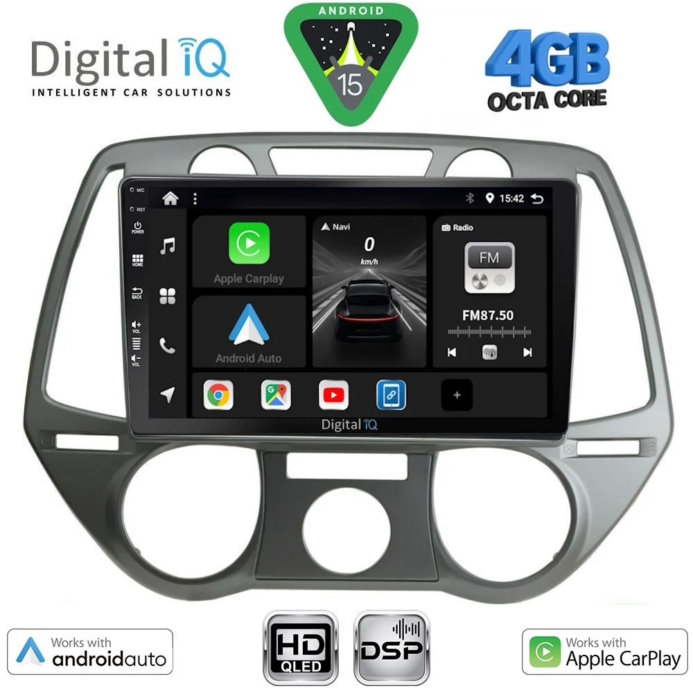 Φωτογραφία προϊόντος: DIGITAL IQ BXF 16228_CPAA A/C (9inc) MULTIMEDIA TABLET for HYUNDAI i20 mod. 2008-2012