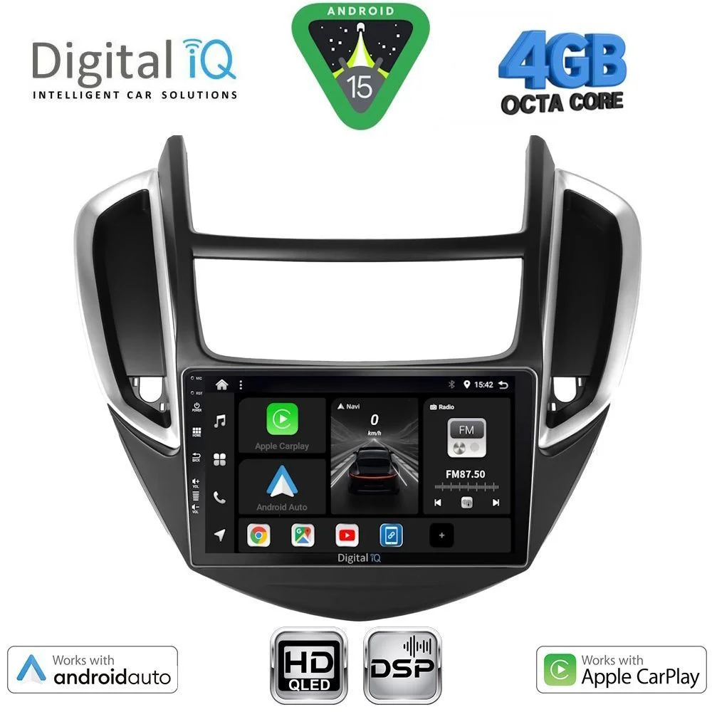 Φωτογραφία προϊόντος: DIGITAL IQ BXF 16080_CPAA (9inc) MULTIMEDIA TABLET for CHEVROLET TRAX mod. 2014-2022