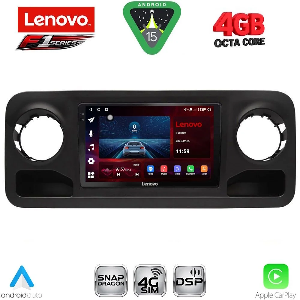 Φωτογραφία προϊόντος: LENOVO SSQ 9424_CPA (10inc) MULTIMEDIA TABLET for MERCEDES SPRINTER mod. 2018-2026