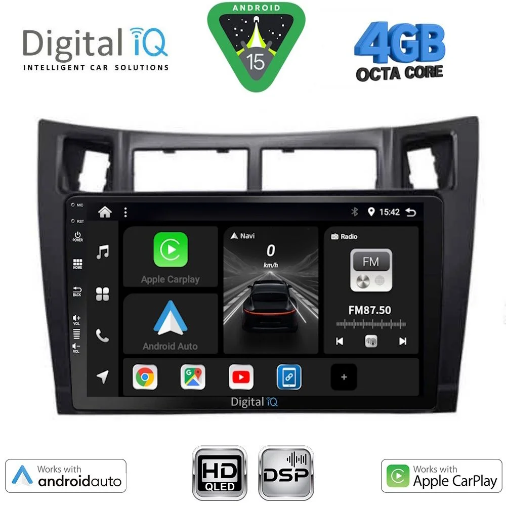 Φωτογραφία προϊόντος: DIGITAL IQ BXF 16736BL_CPAA (9inc) MULTIMEDIA TABLET for TOYOTA YARIS mod. 2006-2011 (BLACK)