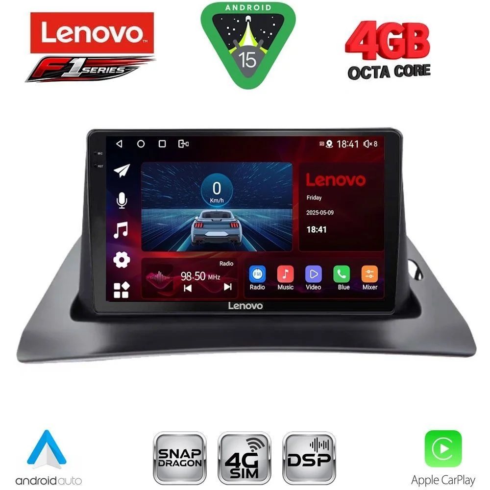 Φωτογραφία προϊόντος: LENOVO SSQ 9550_CPA (9inc) MULTIMEDIA TABLET for RENAULT KANGOO mod. 2010-2021