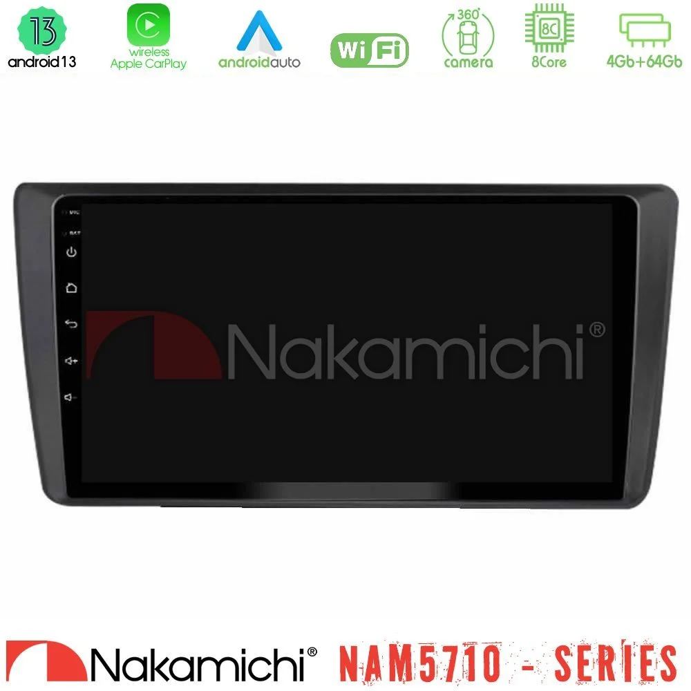 Φωτογραφία προϊόντος: Nakamichi NAM5710 Series 8Core Android13 4+64GB Skoda Octavia 2004-2012 Navigation Multimedia Tablet 9