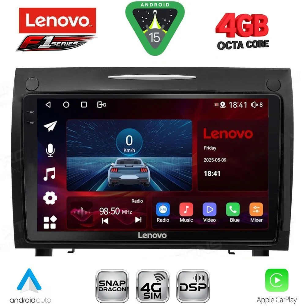 Φωτογραφία προϊόντος: LENOVO SSQ 9419_CPA (9inc) MULTIMEDIA TABLET for MERCEDES SLK R171 mod. 2004-2010