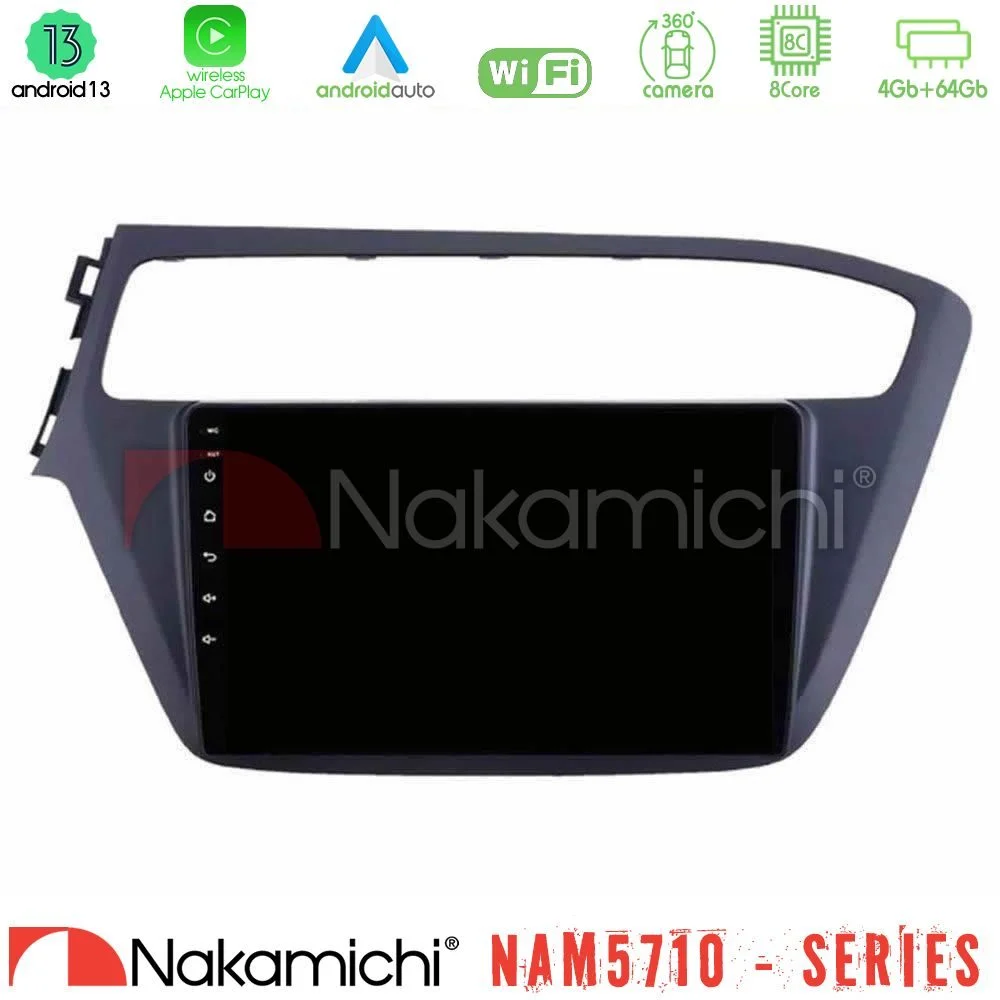 Φωτογραφία προϊόντος: Nakamichi NAM5710 Series 8Core Android13 4+64GB Hyundai i20 2018-2020 Navigation Multimedia Tablet 9