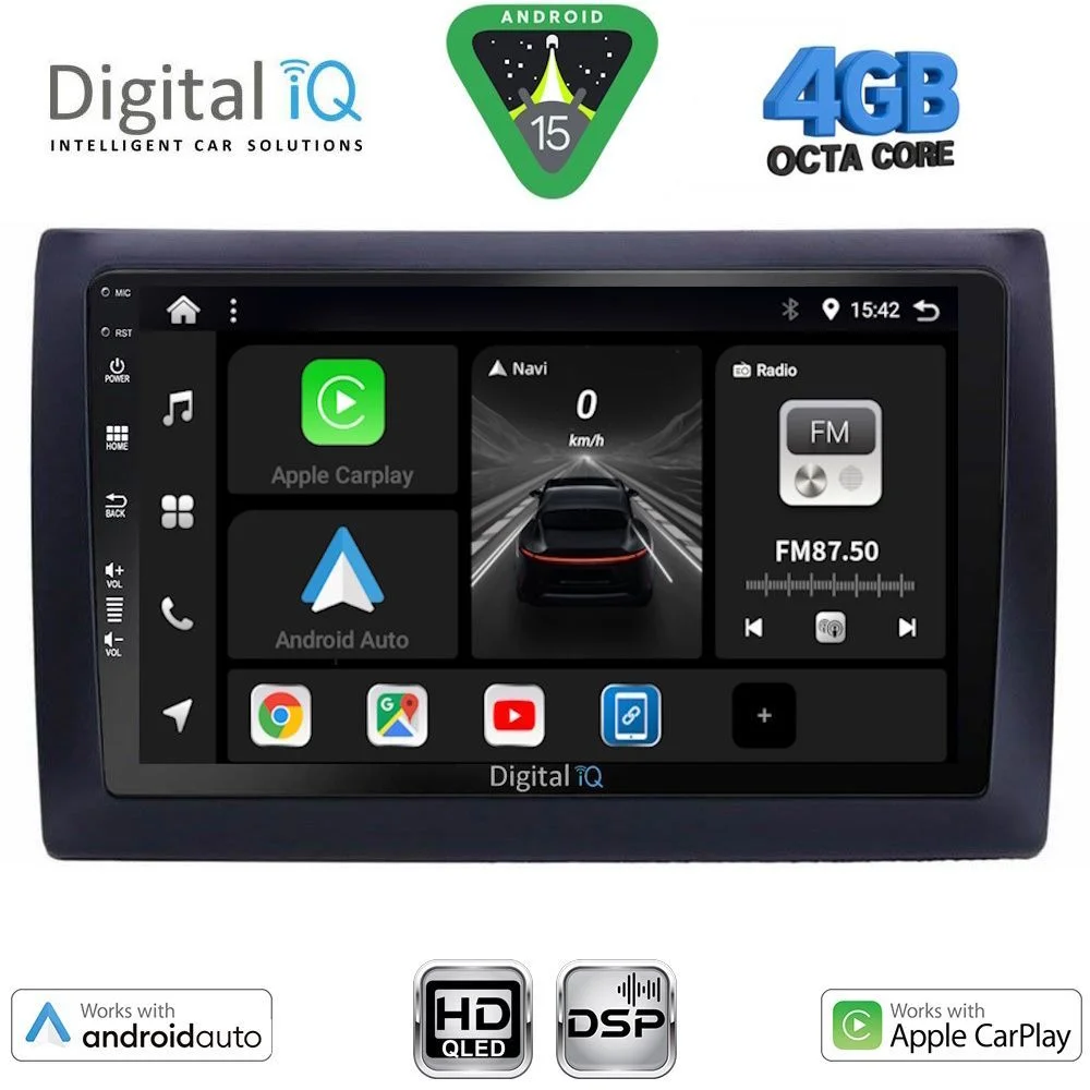 Φωτογραφία προϊόντος: DIGITAL IQ BXF 16145_CPAA (9inc) MULTIMEDIA TABLET for FIAT STILO mod. 2001-2007