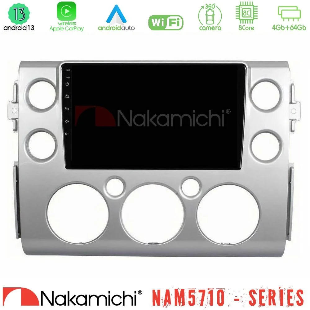 Φωτογραφία προϊόντος: Nakamichi NAM5710 Series 8Core Android13 4+64GB Toyota FJ 2007-2014 Navigation Multimedia Tablet 9