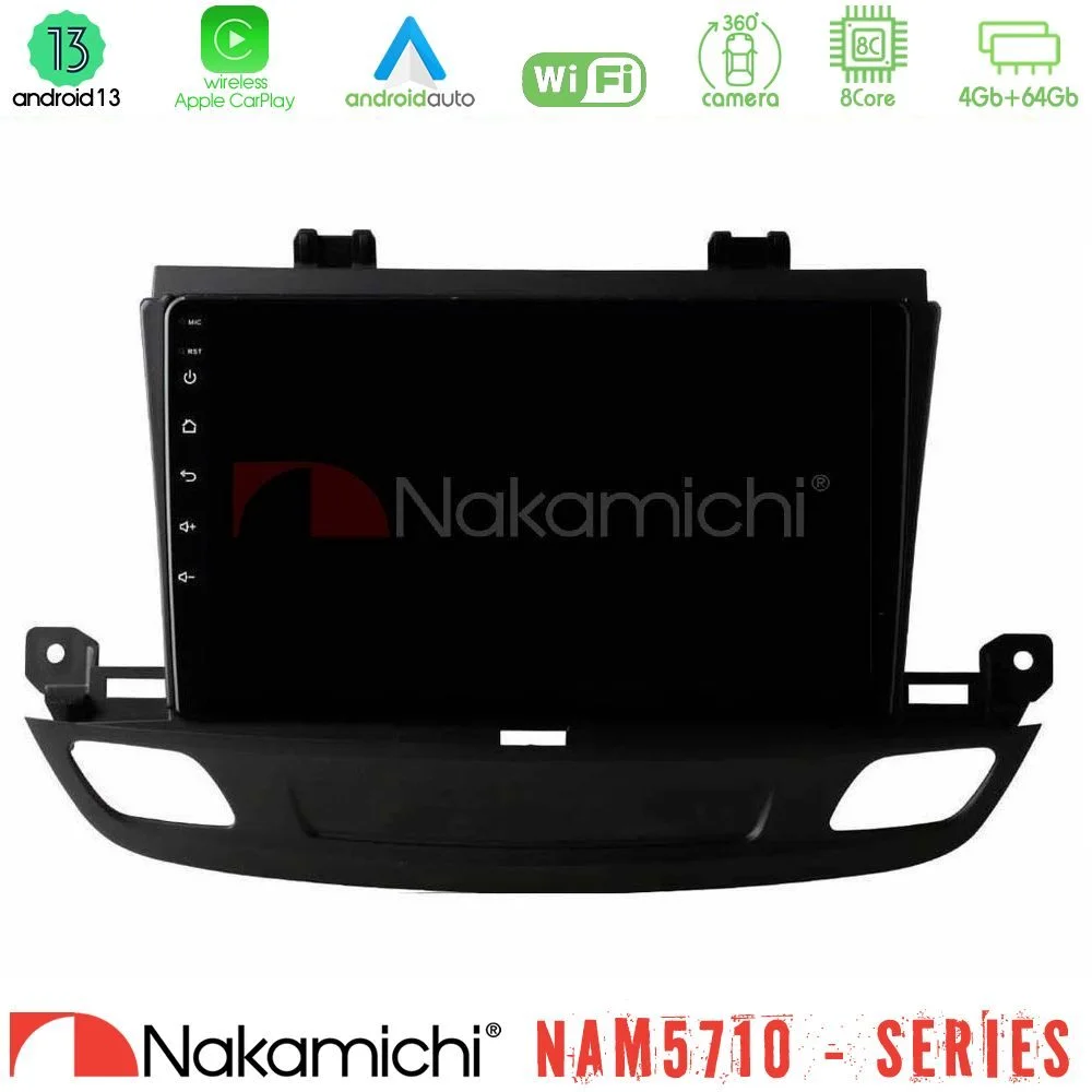 Φωτογραφία προϊόντος: Nakamichi NAM5710 Series 8Core Android13 4+64GB Opel Insignia 2 2017-2020 Navigation Multimedia Tablet 9