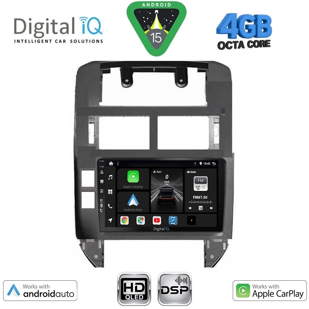 Φωτογραφία προϊόντος: DIGITAL IQ BXF 16755_CPAA (9inc) MULTIMEDIA TABLET for VW POLO mod. 2002-2009
