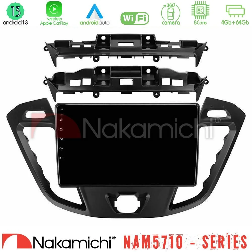 Φωτογραφία προϊόντος: Nakamichi NAM5710 Series 8Core Android13 4+64GB Ford Transit Custom/Tourneo Custom Navigation Multimedia Tablet 9